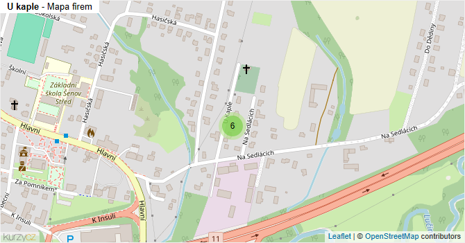 U kaple - mapa firem