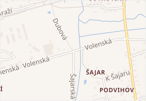 Volenská v obci Šenov - mapa ulice