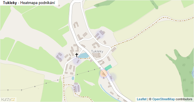 Tukleky - mapa podnikání