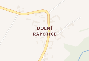Dolní Rápotice v obci Šetějovice - mapa části obce