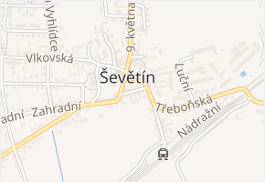 Bedřicha Smetany v obci Ševětín - mapa ulice