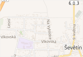 Vřesová v obci Ševětín - mapa ulice