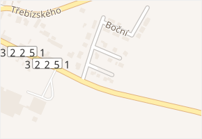 V Zákoutí v obci Sezemice - mapa ulice