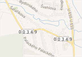 Jungmannova v obci Sezimovo Ústí - mapa ulice