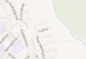 Luční v obci Sezimovo Ústí - mapa ulice