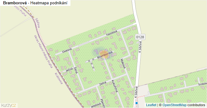 Bramborová - mapa podnikání