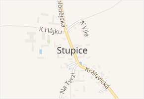 K Vile v obci Sibřina - mapa ulice