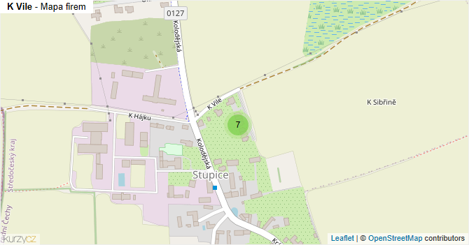 K Vile - mapa firem