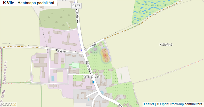 K Vile - mapa podnikání