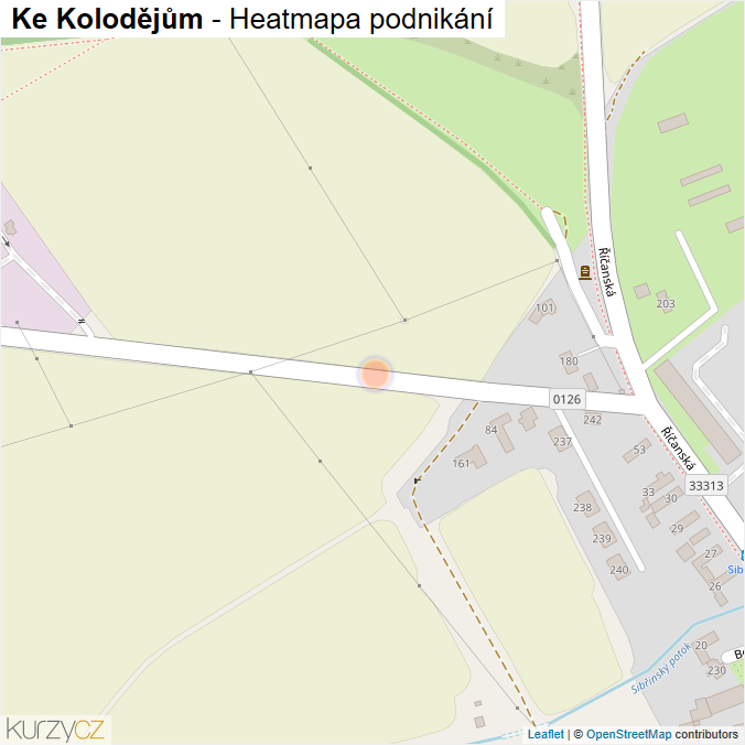 Mapa Ke Kolodějům - Firmy v ulici.