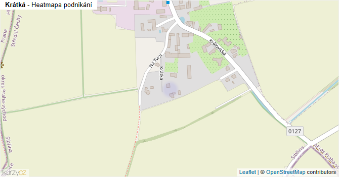 Krátká - mapa podnikání