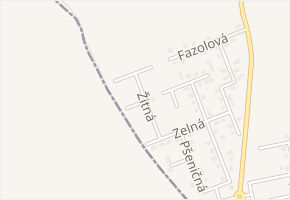 Žitná v obci Sibřina - mapa ulice