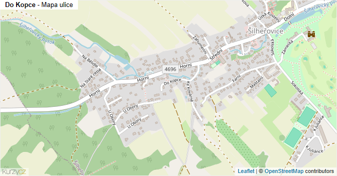 Do Kopce - mapa ulice