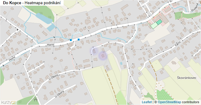 Do Kopce - mapa podnikání