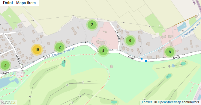 Dolní - mapa firem