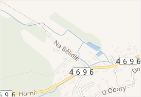 Na Bělidle v obci Šilheřovice - mapa ulice