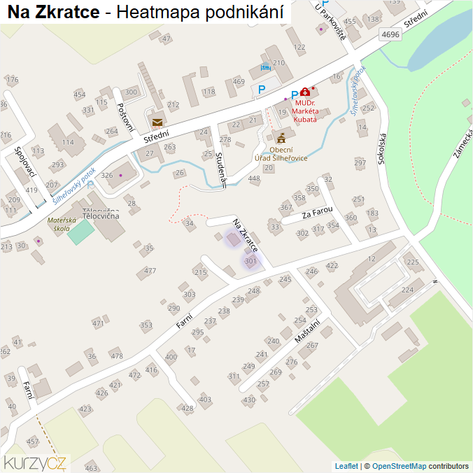 Mapa Na Zkratce - Firmy v ulici.