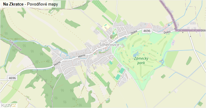 Na Zkratce - záplavové mapy stoleté vody