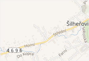 Spojovací v obci Šilheřovice - mapa ulice