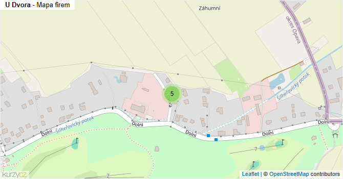 U Dvora - mapa firem