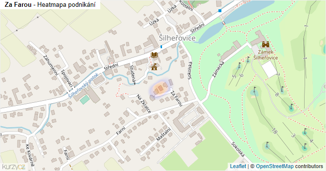 Za Farou - mapa podnikání