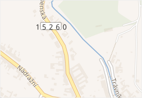 Anenská v obci Silůvky - mapa ulice