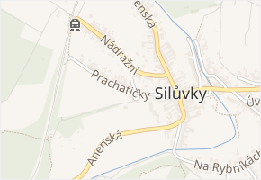 Prachatičky v obci Silůvky - mapa ulice