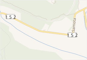 Samota v obci Silůvky - mapa ulice