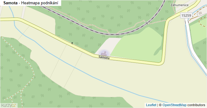 Samota - mapa podnikání