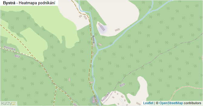 Bystrá - mapa podnikání