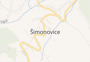 Mlynářská v obci Šimonovice - mapa ulice