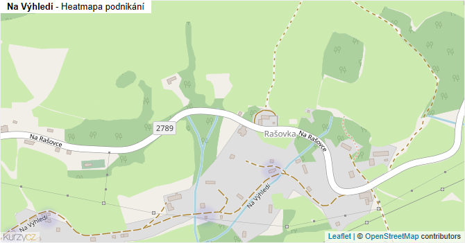 Na Výhledí - mapa podnikání