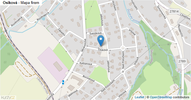 Osiková - mapa firem