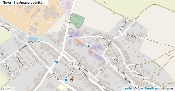 Nová - mapa podnikání