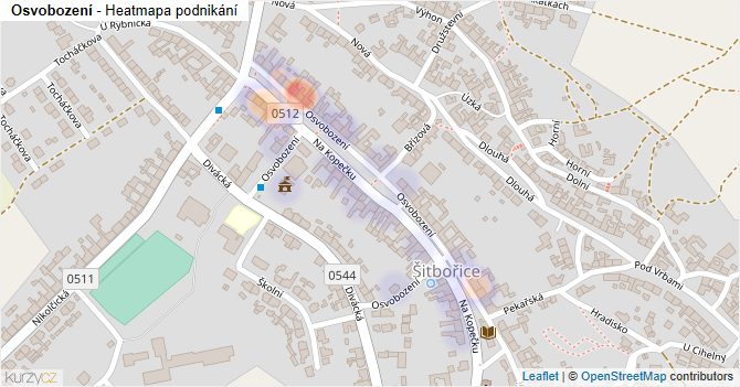 Osvobození - mapa podnikání
