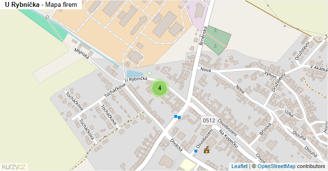 U Rybníčka - mapa firem