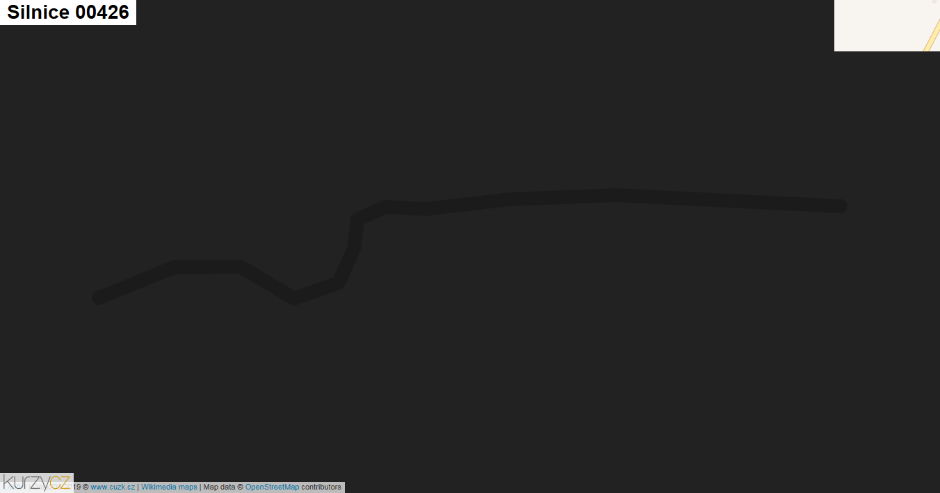 Silnice 00426 - mapa Silnice 00426