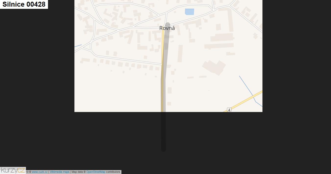Silnice 00428 - mapa Silnice 00428