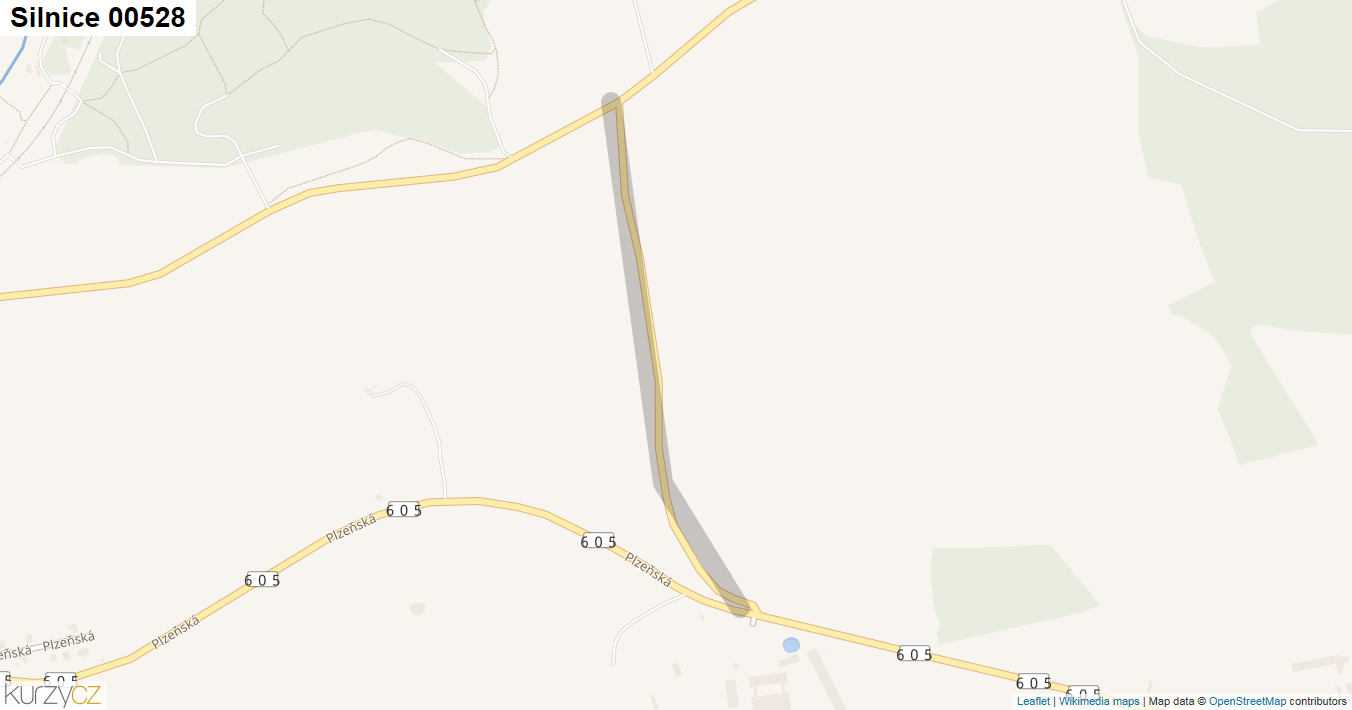 Silnice 00528 - mapa Silnice 00528