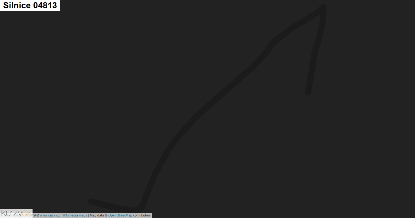 Silnice 04813 - mapa Silnice 04813