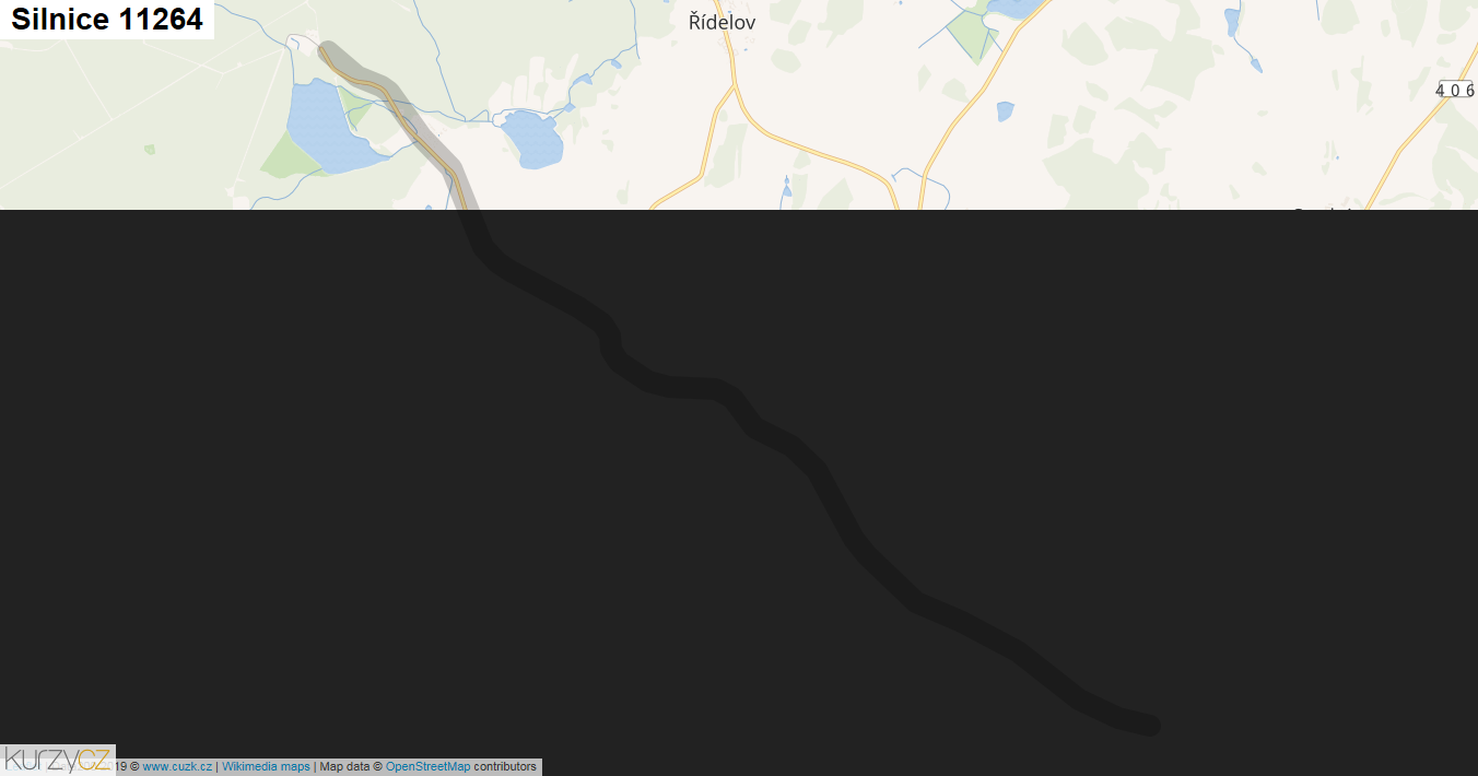 Silnice 11264 - mapa Silnice 11264