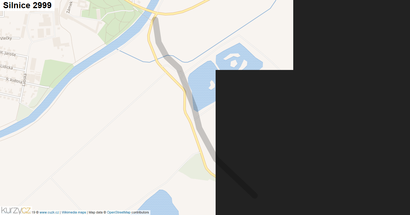 Silnice 2999 - mapa Silnice 2999