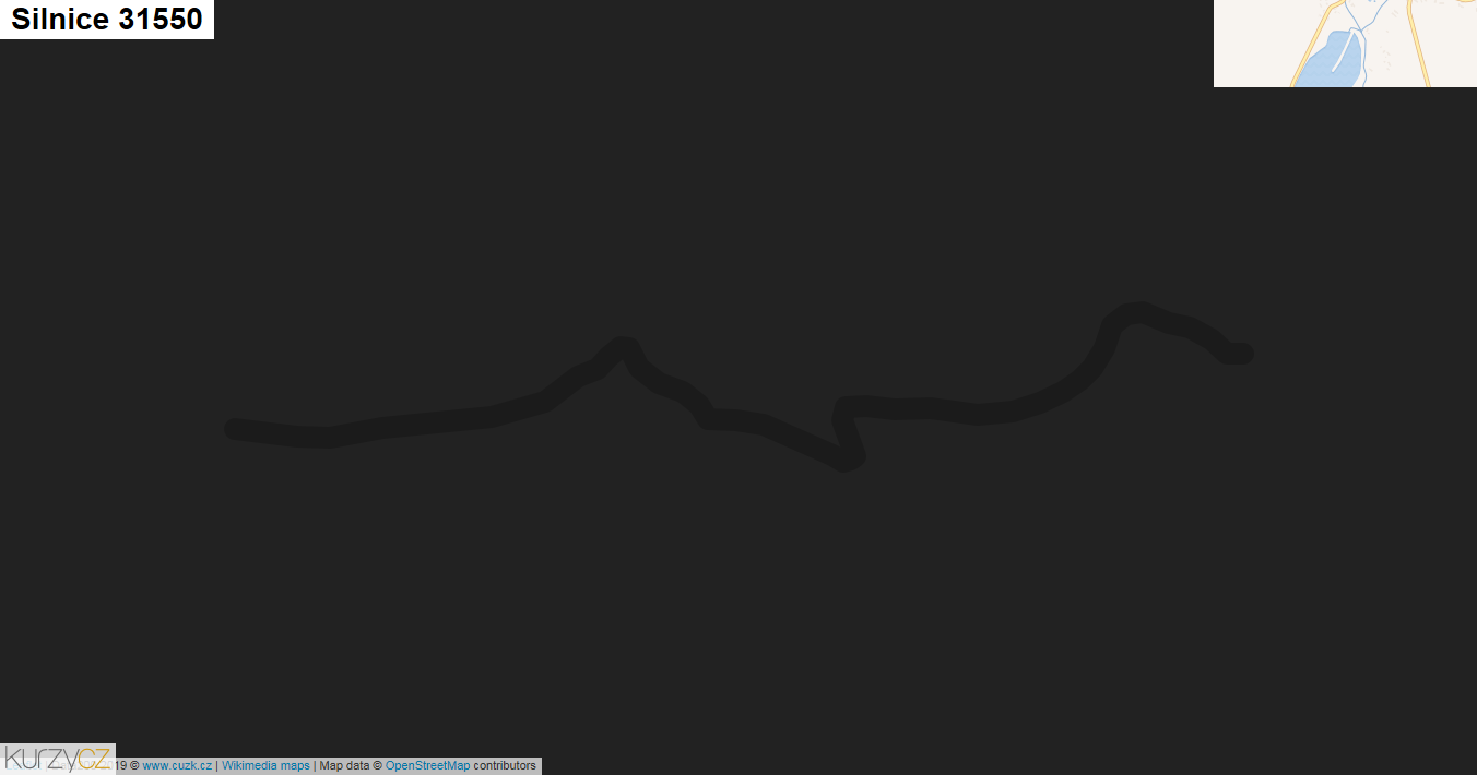 Silnice 31550 - mapa Silnice 31550