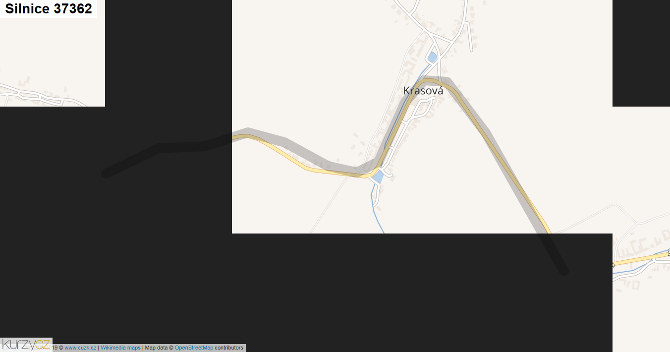 Silnice 37362 - mapa Silnice 37362