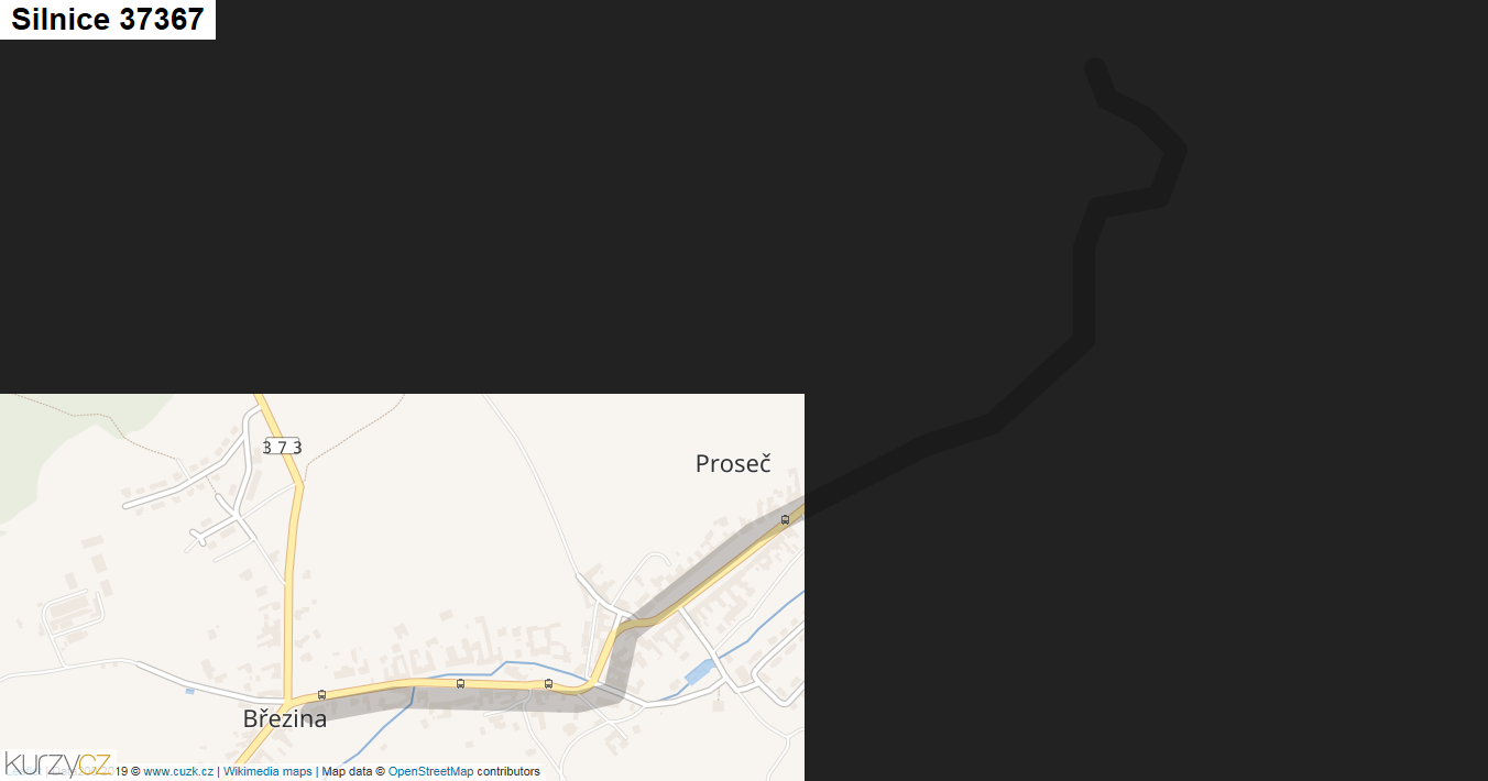 Silnice 37367 - mapa Silnice 37367
