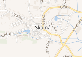 Česká v obci Skalná - mapa ulice