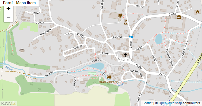 Farní - mapa firem