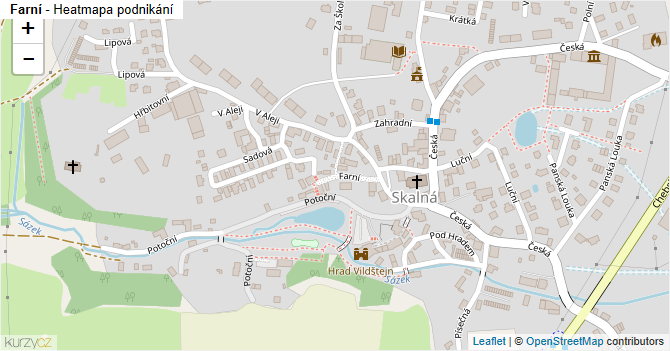 Farní - mapa podnikání