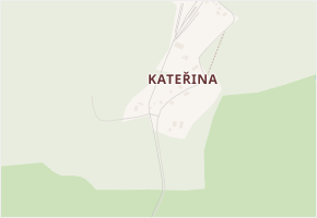 Kateřina v obci Skalná - mapa části obce