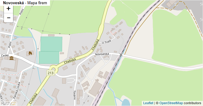 Novoveská - mapa firem